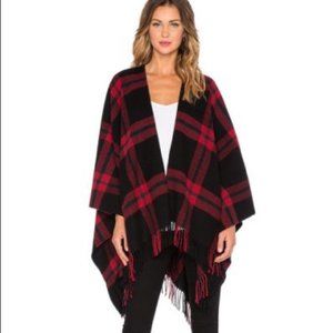 The Kooples Red and Black Plaid Sweater